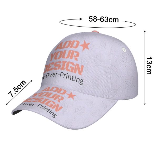 All-Over Print Peaked Cap - Image 4