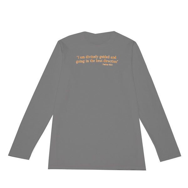 Custom Divinely Guided Long Sleeve T-Shirt | 190GSM Cotton - Image 5