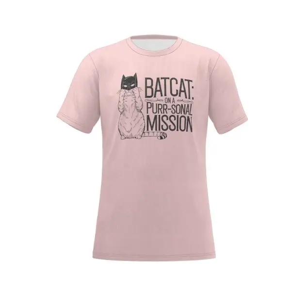 Batcat Print T-Shirt - Image 2