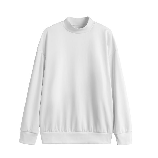 Hurting -Unisex Mid-high Collar Drop Shoulder Sweatshirt